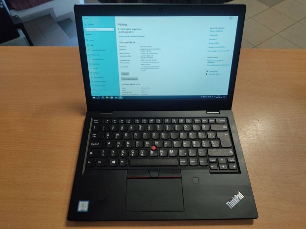 Lenovo Thinkpad L380 13,3 i5 / 8GB / 512GB SSD / FHD / HDMI HU hasznl