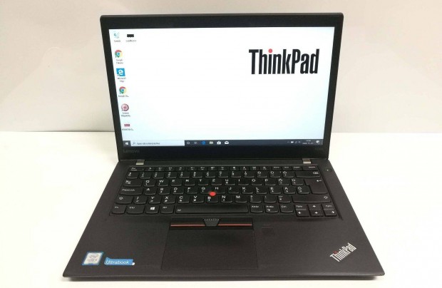 Lenovo Thinkpad T470 Notebook Fekete (i5-6300u/8GB/180 SSD)Magyar