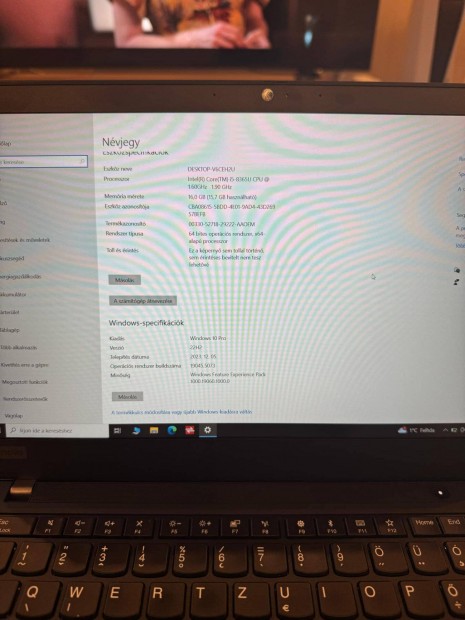 Lenovo Thinkpad T490 - i5-8365U / 16GM Ram / 256GB SSD