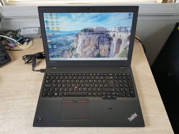 Lenovo Thinkpad T550 I5/5Gen 8GB/128GB SSD 15.6col HD Win11 garancia!
