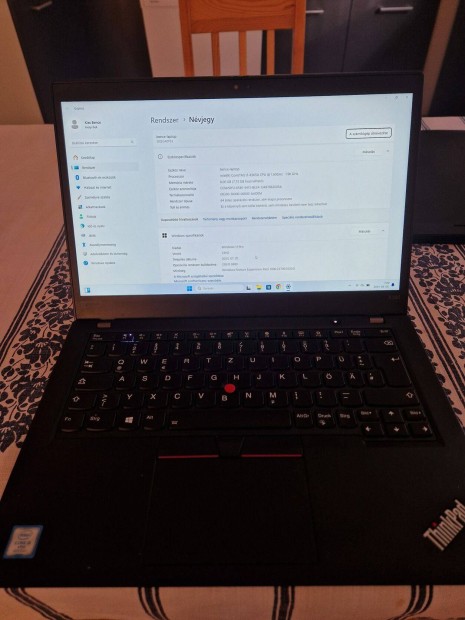 Lenovo Thinkpad X390 i5-8365U, 8 GB ram laptop notebook elad