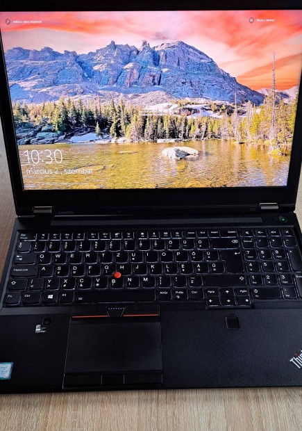 Lenovo Workstation P51 Laptop Notebook 4K - i7 - 32Gb - 1Tb - Magyar