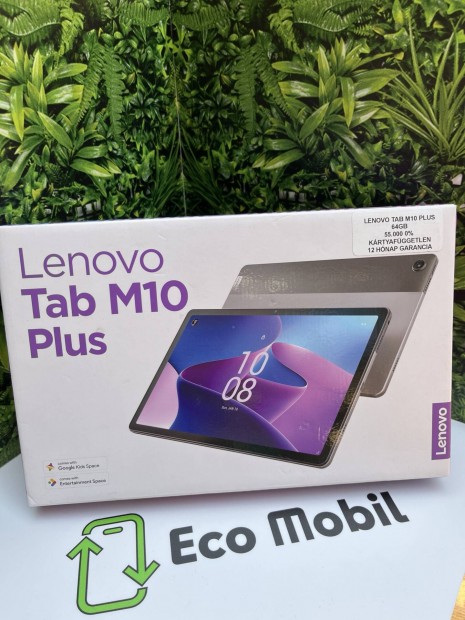 Lenovo tab m10 plus, wi-fi , 64GB, fggetlen 
