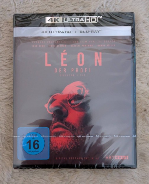 Leon, a profi (Bontatlan, 4K-UHD+Blu-ray)