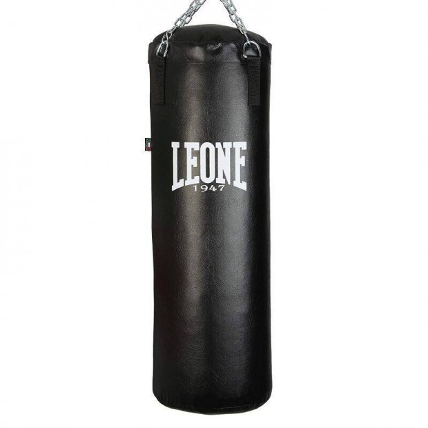 Leone 1947 bokszzsk, rgzt lnccal, 30kg, 100x35cm - fekete (AT832)