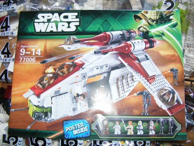 Lepin 75021 Köztársasági Szállító hajó Lego Star Wars kompatibilis Új