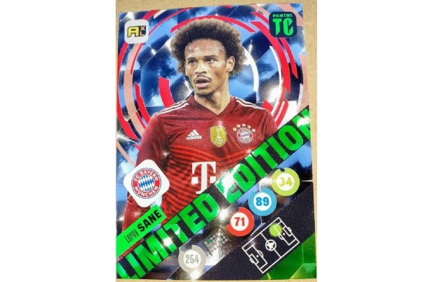 Leroy San Bayern Mnchen Limited focis krtya Panini Top Class 2022