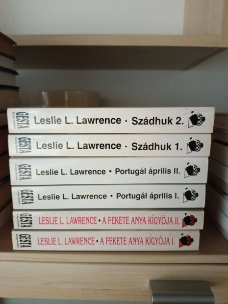 Leslie L lawrence 6 db könyv
