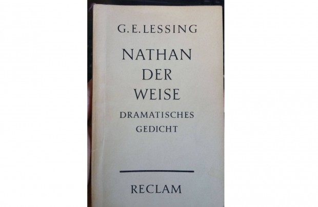 Lessing: Nathan der Weise (nmetl, Reclam)