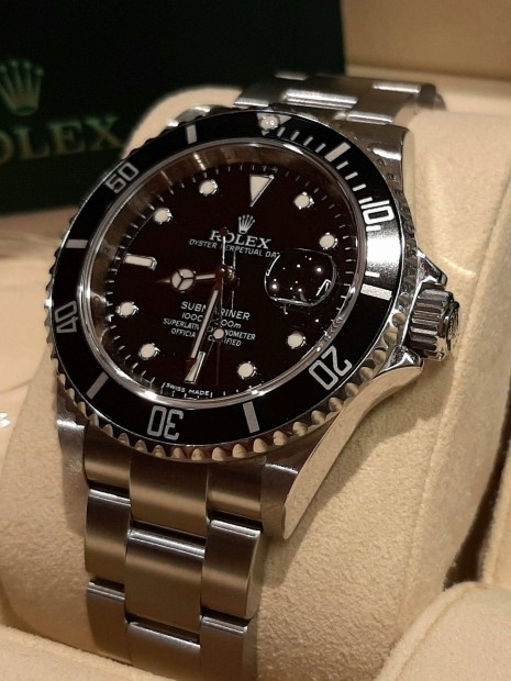 Leszervizelt,bels lzergravros rolex submariner date ra elad,csere