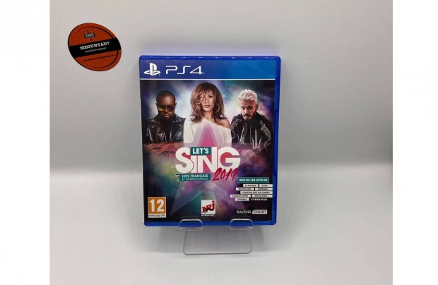 Let's Sing 2019 French Edition - PS4 jtk, hasznlt