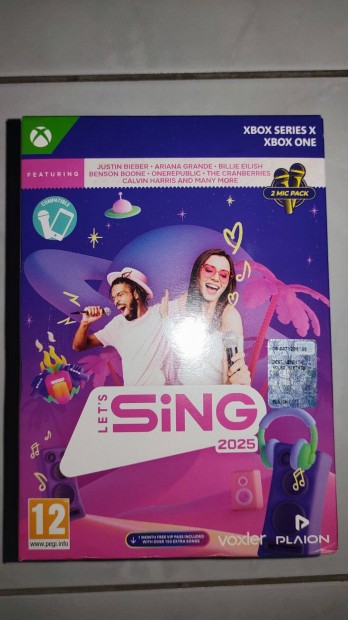 Let's sing 2025 xbox series x/one + 2 mikrofon