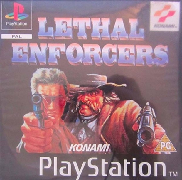 Lethal Enforcers, Mint eredeti Playstation 1 jtk