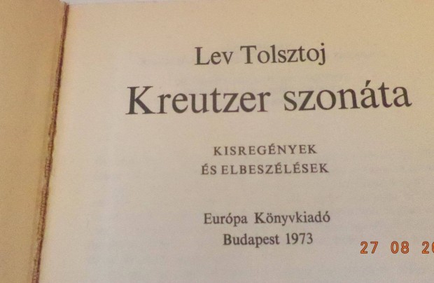 Lev Tolsztoj: Kreutzer szonta