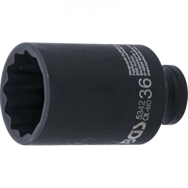 Leveg�s dug�kulcs 12 sz�g, 36mm, 1/2