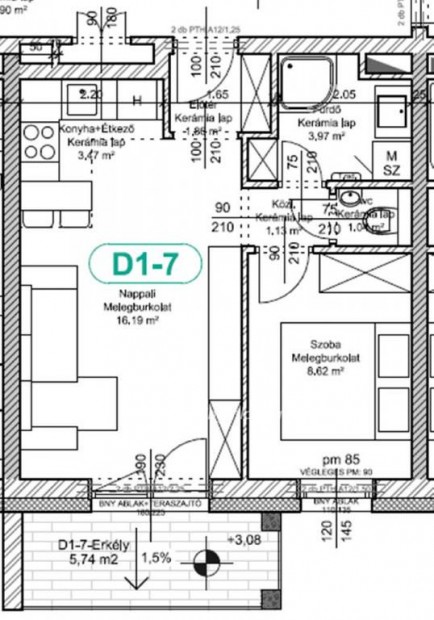 Levli elad 39 nm-es laks