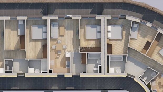 Levendula Rezidencia  �j�p�t�s� lak�sok Oroszl�nyon