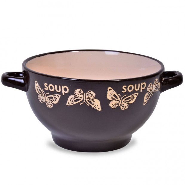 Leveses tl kermia Soup barna 14 cm