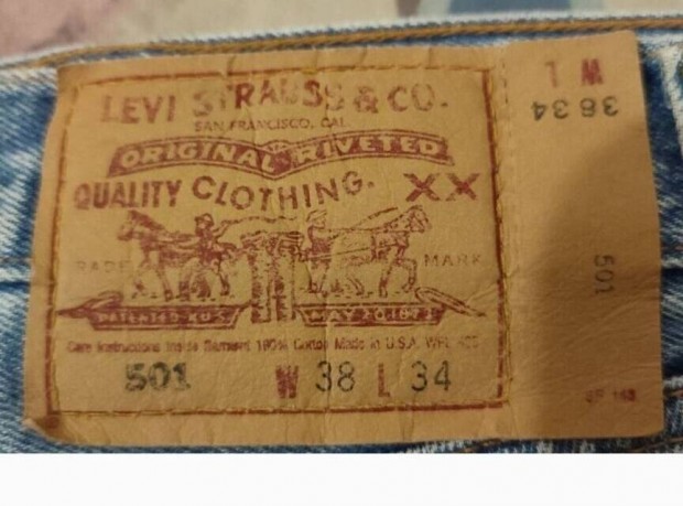 Levi'S 501 kk frfi farmer nadrg W38 L34