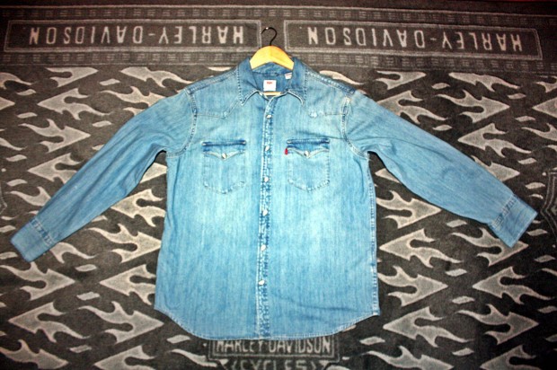 Levi's - Levis Standard farmering L-es eredeti, gyngyhz patentokkal