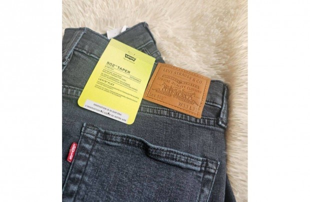 Levis 502 taper 33/32 es mret j cimks eredeti farmer derk:45cm ho