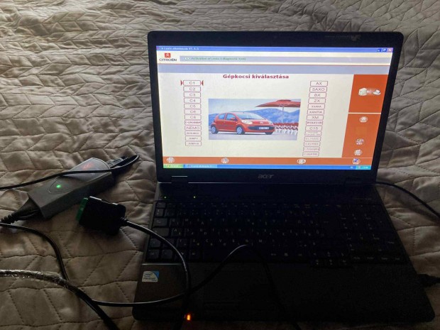 Lexia 3 OBD kábel + telepített laptop