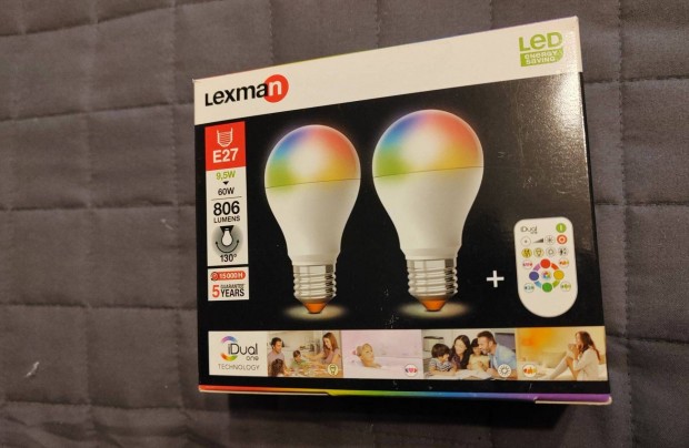 Lexman tvirnyts szines led izz 2db