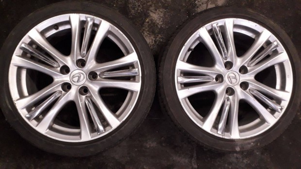 Lexus 18-as gyri alufelni 2 darab, 225/40R18-as gumikkal, 5x114,3