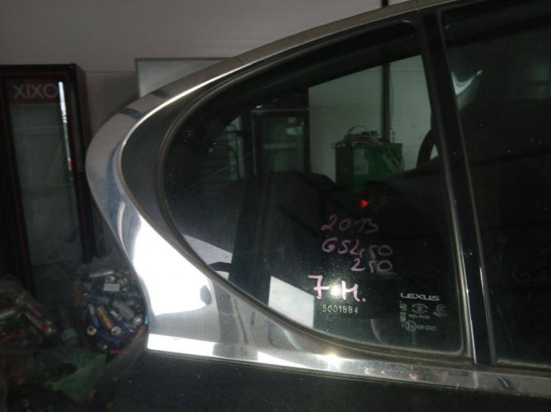 Lexus GS 450/250 2013 jobb hátsó kis ablak üveg