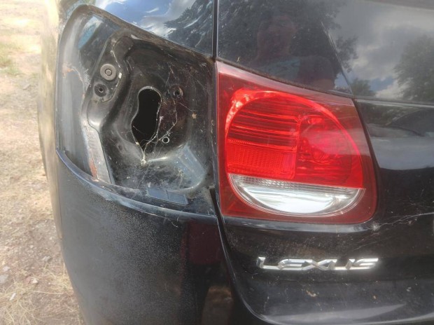 Lexus GS 450 face lift bal hátsó, belső fényszóró