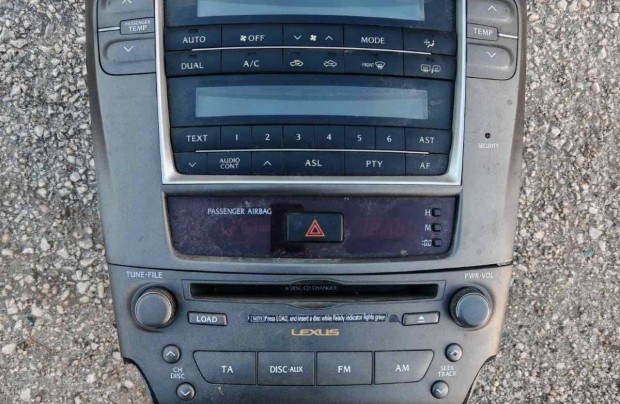 Lexus Is 220d 250 is220d is250 klma rdi cd panel fejegysg