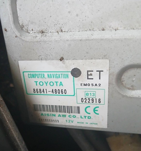 Lexus RX 400h navigáció olvasó 86841-48060