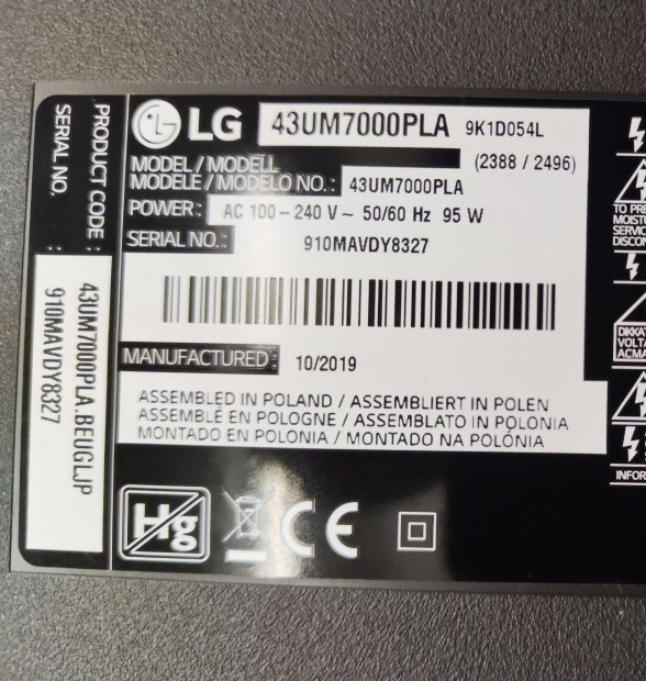 Lg 43um7000pla