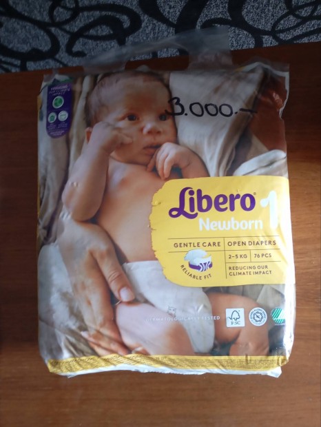 Libero Newborn 2-5kg 76db pelenka