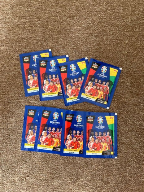 Lidl Euro 2024 focis kártya 8 csomag