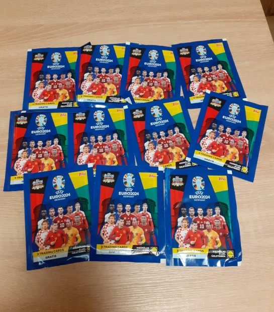 Lidl Topps Euro 2024 Match Attax bontatlan focis krtyk