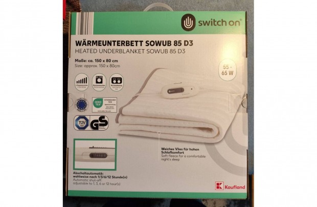 Lidl elektromos takar�/�gybet�t,80 � 150 cm,6 fokozat, bontatlan �j!