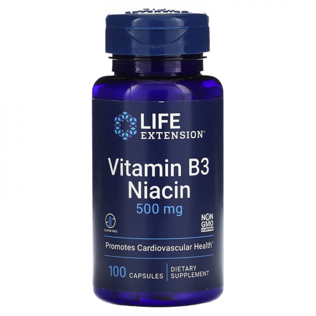 Life Extension Niacin 500g, 4db