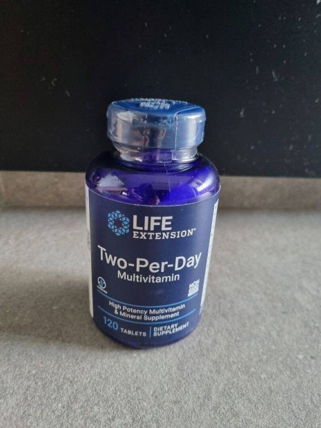 Life Extension Two-Per-Day Multivitamin s svnyi Anyag 120 Kapszula