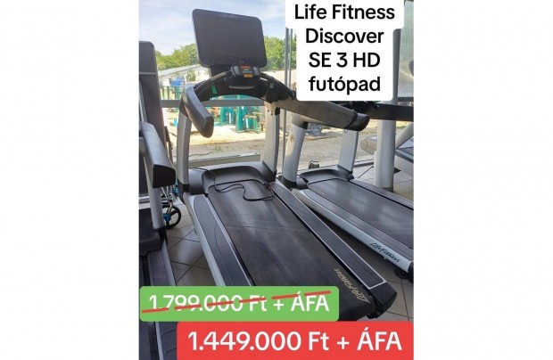 Life Fitness Discover SE 3 HD futpad