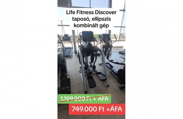 Life Fitness Discover tapos,ellipszis kombinlt gp