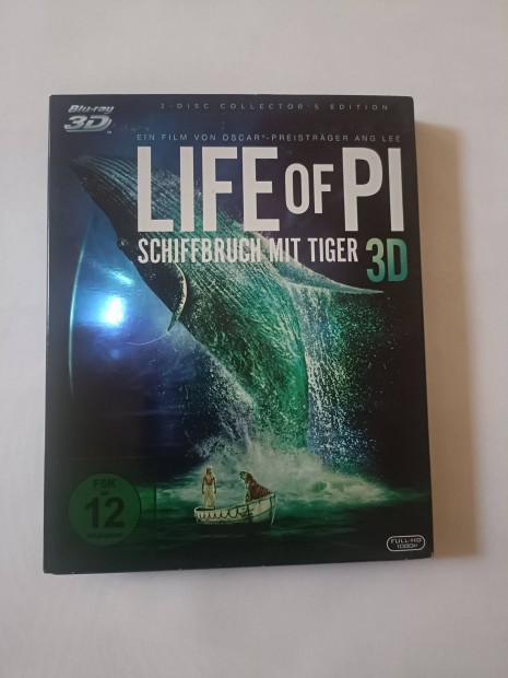 Life of pi (Pi élete) gyűjtői kiadás blu-ray