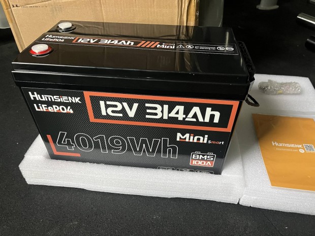 Lifepo4 12V 314H,4019Wh,Új