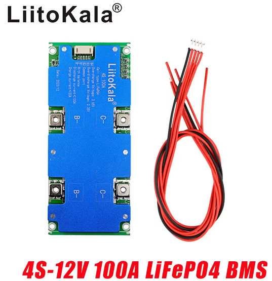 Liitokala BMS 4S 12V 100A  Lifepo4 Akku Pakkokhoz  (5842)