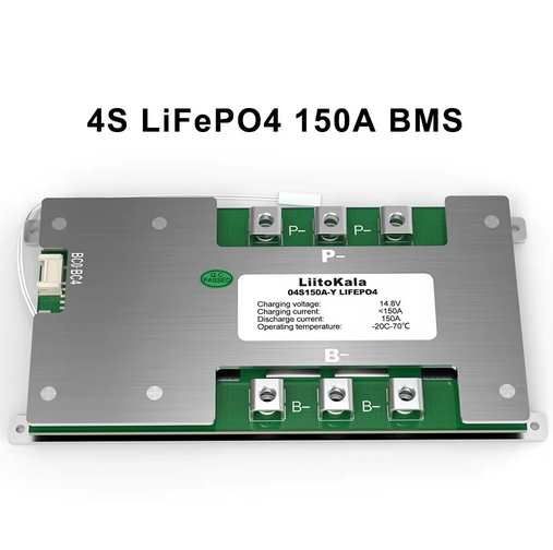 Liitokala BMS 4S 12V 150A  Lifepo4 Akku Pakkokhoz  (5647)