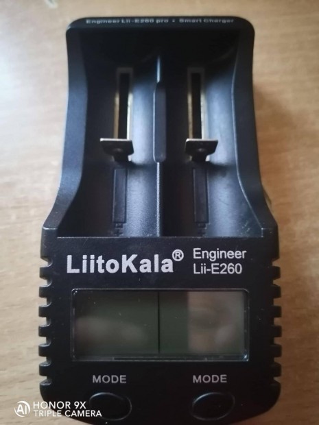 Liitokala Lii-E260 profi akku tlt tesztel s Telefontlt s HDMI k