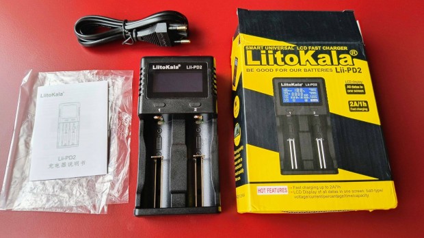 Liitokala Lii-PD2 Ktllsos LCD Akkumultor Tlt | NI-Mh | Li-ion