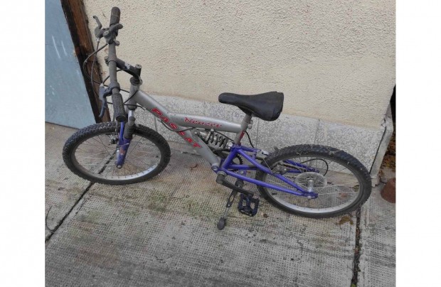 Lils, kk - szrke bicikli 20 colos gyermekbicikli 8000forint