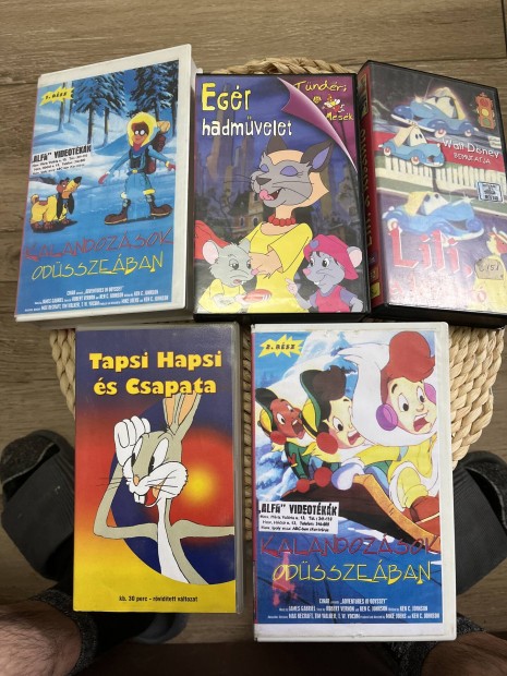 Lili a kisaut,tapsi hapsi vhs csomag 5 vhs r