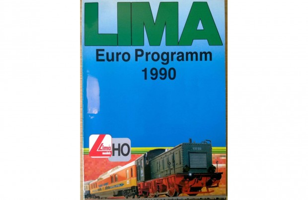 Lima Euro Program 1990-es vastmodell katalgus, prospektus, 147 oldal
